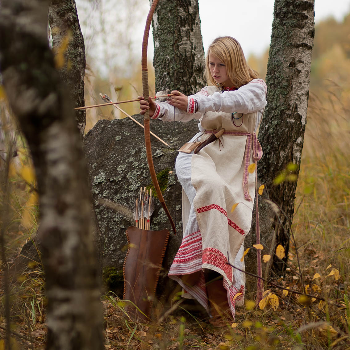 Sexy photo Girls in Slavic costumes in Quanzhou